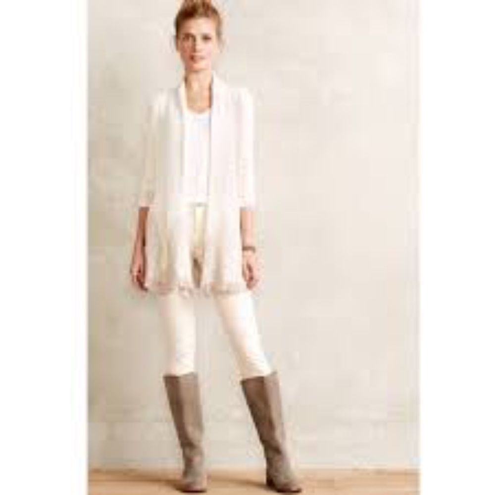 Moth Nevis Open Cardigan Shawl Collar Sweater Sz S